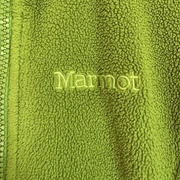 Marmot Lime Green Full-Zip Fleece - Picture 2 of 8